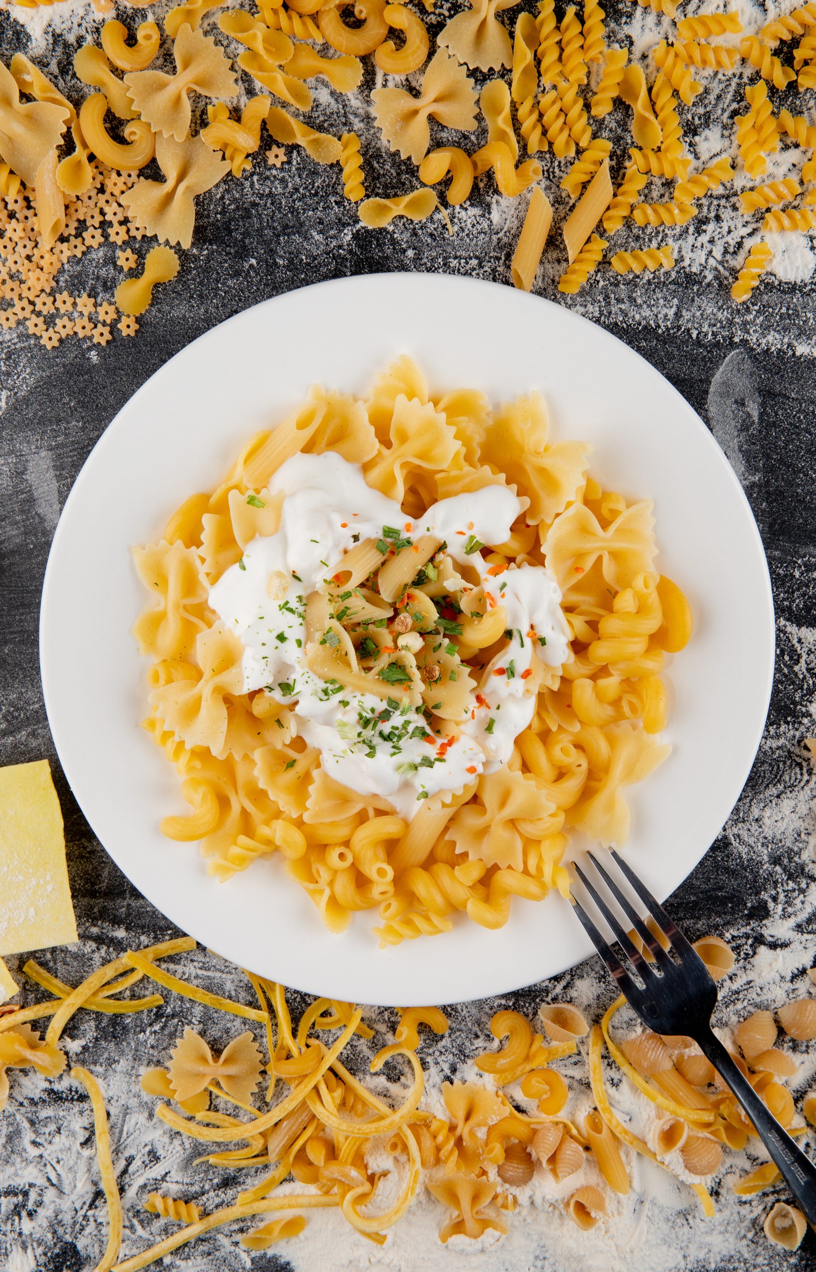 Creamy Macaroni with Pumpkin Sauce